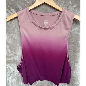 🎉ATHLETA Mineral Wash Crop Tank, Size XL, Purple